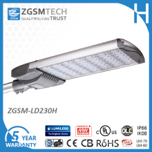 1-10V Dimming 230W LED Street Lamp for Parking Lot IP66